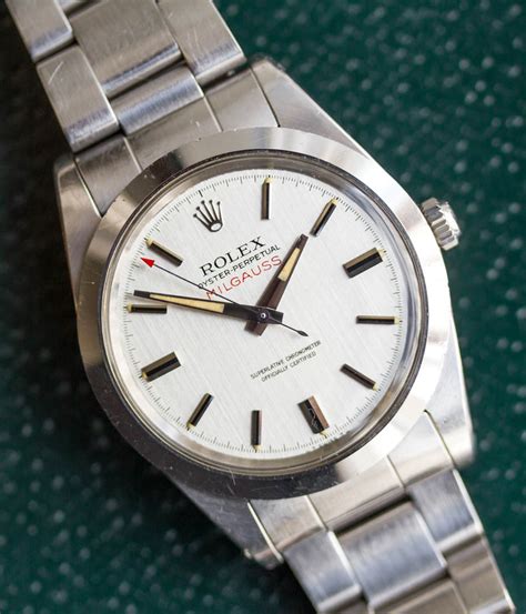 rolex milgauss antimagnetic rating|rolex milgauss nato.